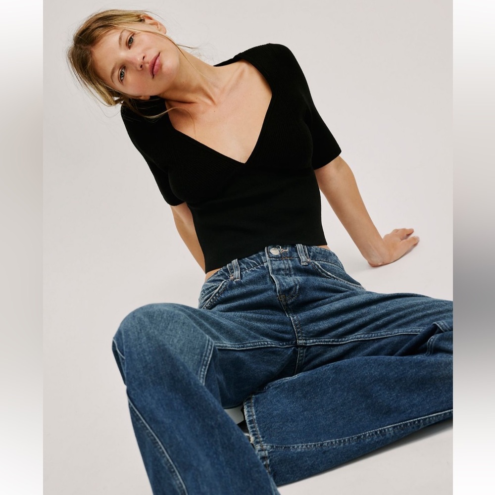 Free people Teagan Swit Short sleeve sweater shirts - Picture 9 of 11